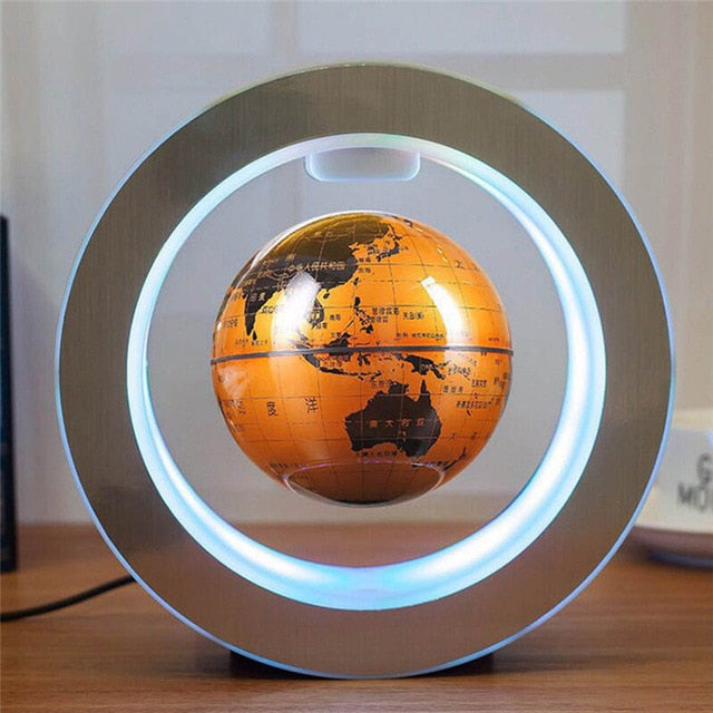 Globe flottant magnétique rond LED Globe