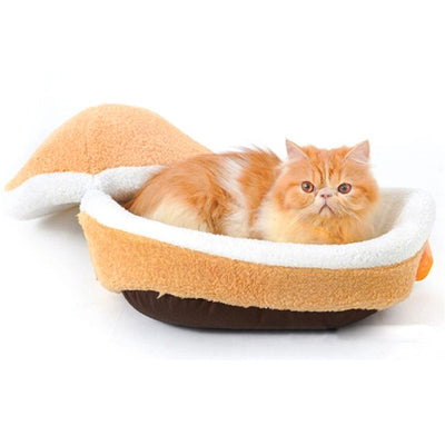 Tapis de sac de couchage amovible pour chat